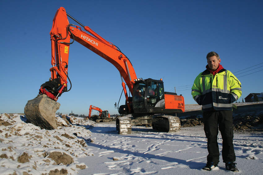 Steinar Bergquist daglig leder Bergquist Maskin og Transport AS i Rømskog