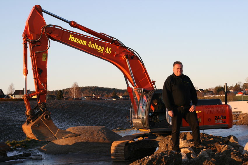 Arve Birkelund, administrativ leder i Fossum Anlegg