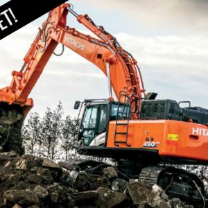 ZX490LC-6 Hitachi Beltegraver - Nyhet