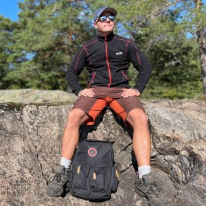 På tur med Nasta fleecejakke til herre
