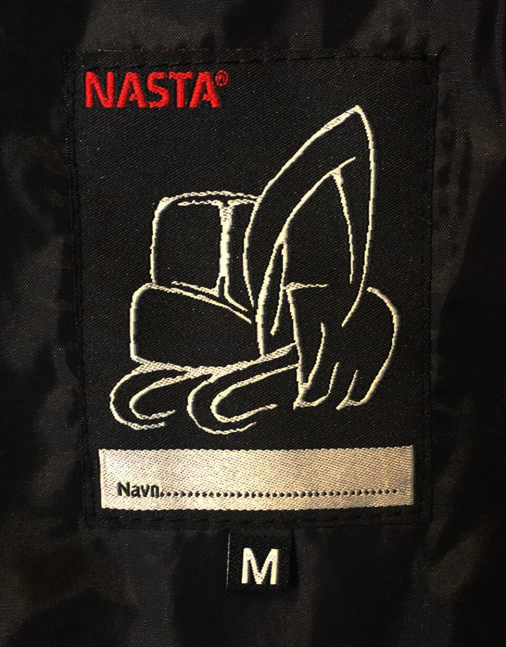 Nasta jakke - Baklabel med plass for navn