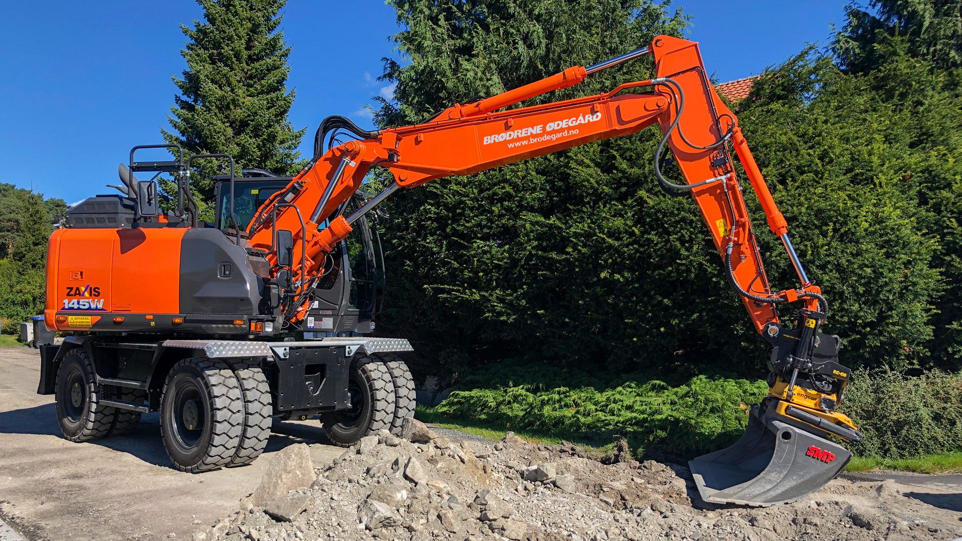 Hitachi ZX145W-6 Brødrene Ødegård maskindrift AS