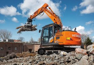 Beltegraver ZX130-7 fra Hitachi