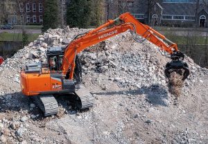 Beltegraver ZX130-7 fra Hitachi