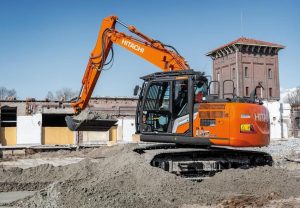 Beltegraver ZX130-7 fra Hitachi