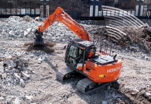 Beltegraver ZX130-7 fra Hitachi
