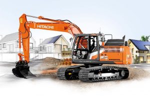 Hitachi beltegraver ZX160LC-7 – Med maskinfører i fokus