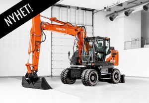 NYHET! I serie 7 kommer nå Hitachi Hjulgraver ZX155W-7