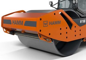 Anleggsvals H 18i fra Hamm - detalj av valsen