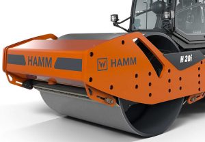 Anleggsvals H 20i fra Hamm - detalj av valsen