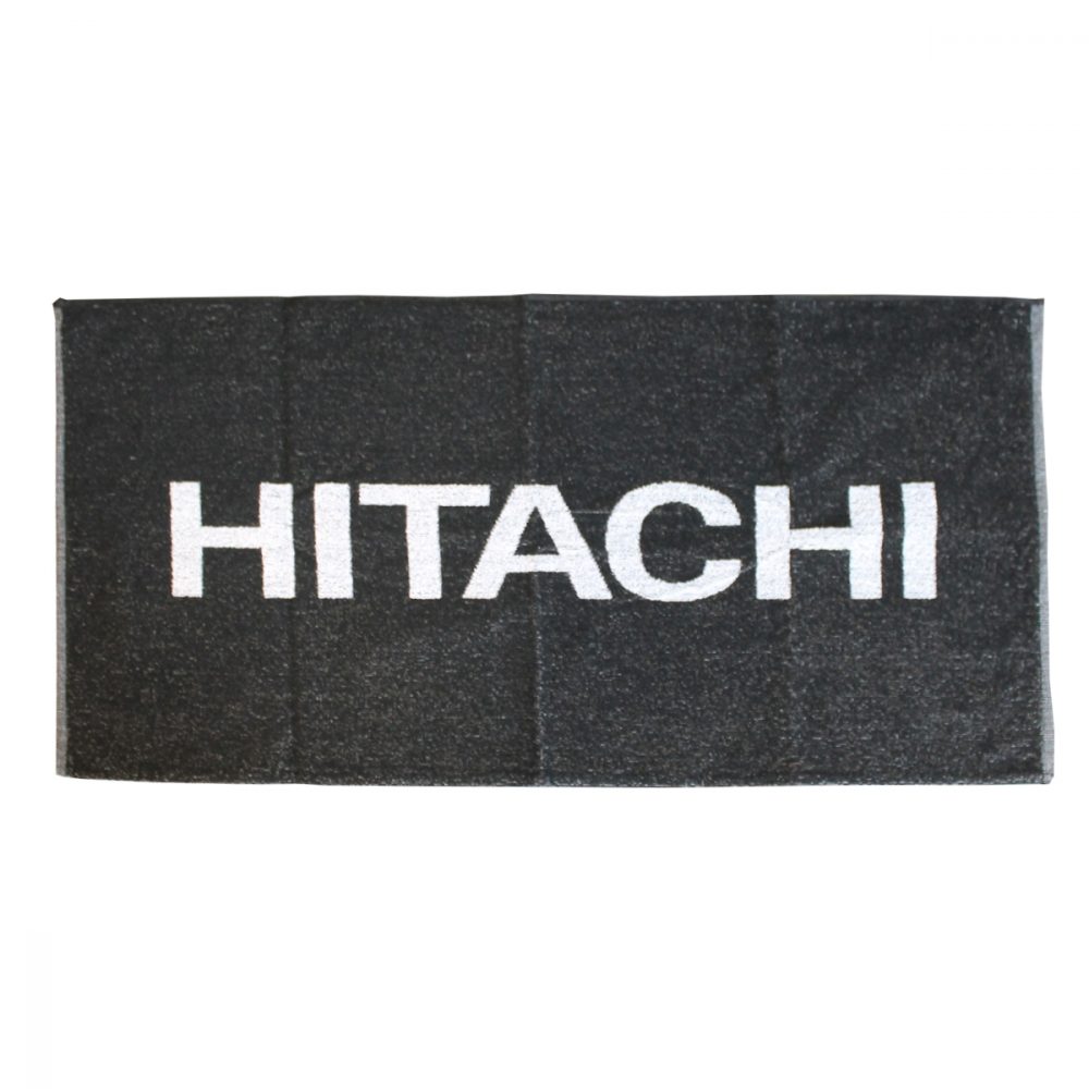 Sort Hitachi håndkle