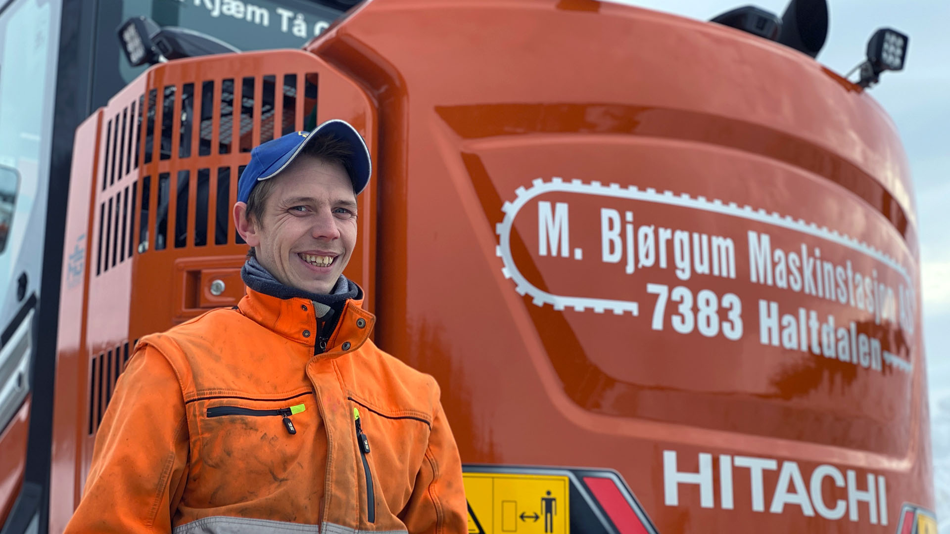 Erik Evenås er daglig leder, eier og maskinfører i M. Bjørgum Maskinstasjon AS i Haltdalen