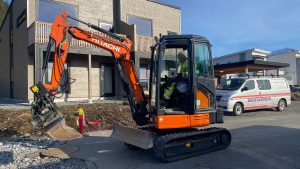 Hitachi minigraver ZX26US-6 - Atle Myrene AS