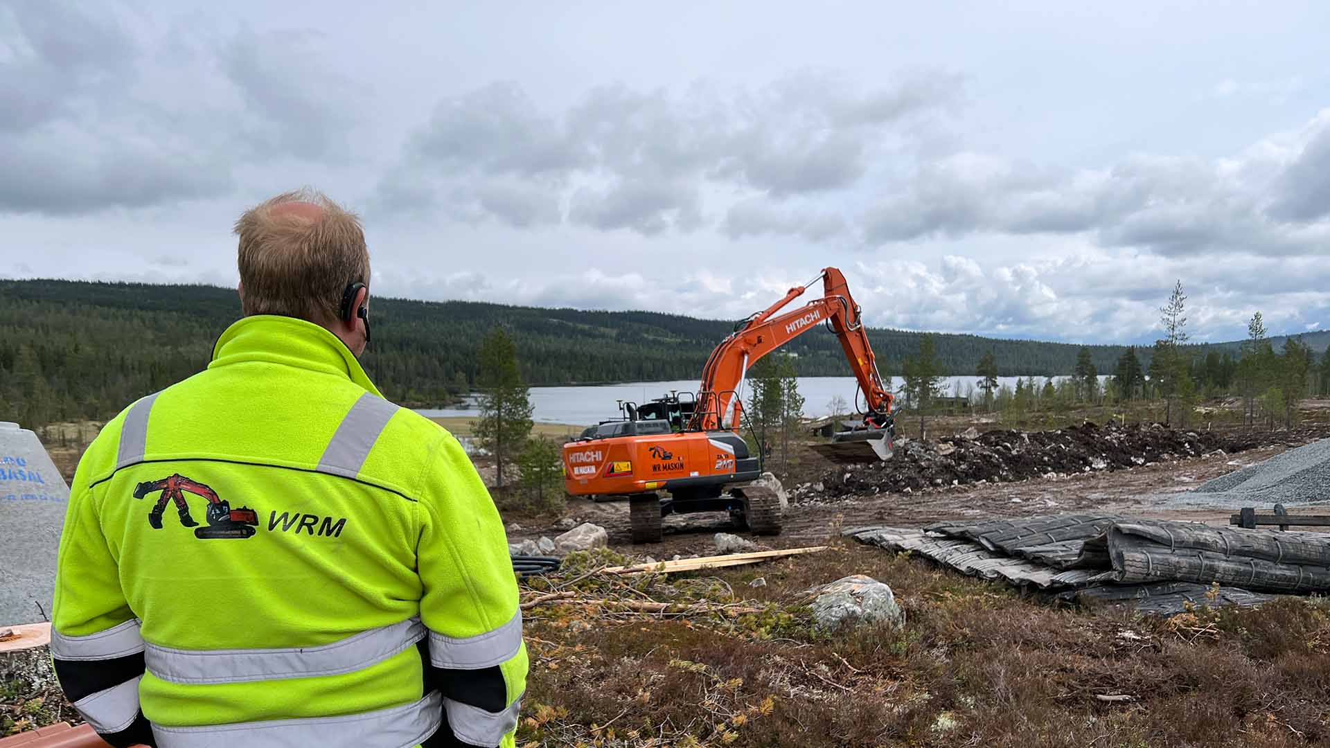 Anleggsleder Pål Stormoen hos WR Maskin AS