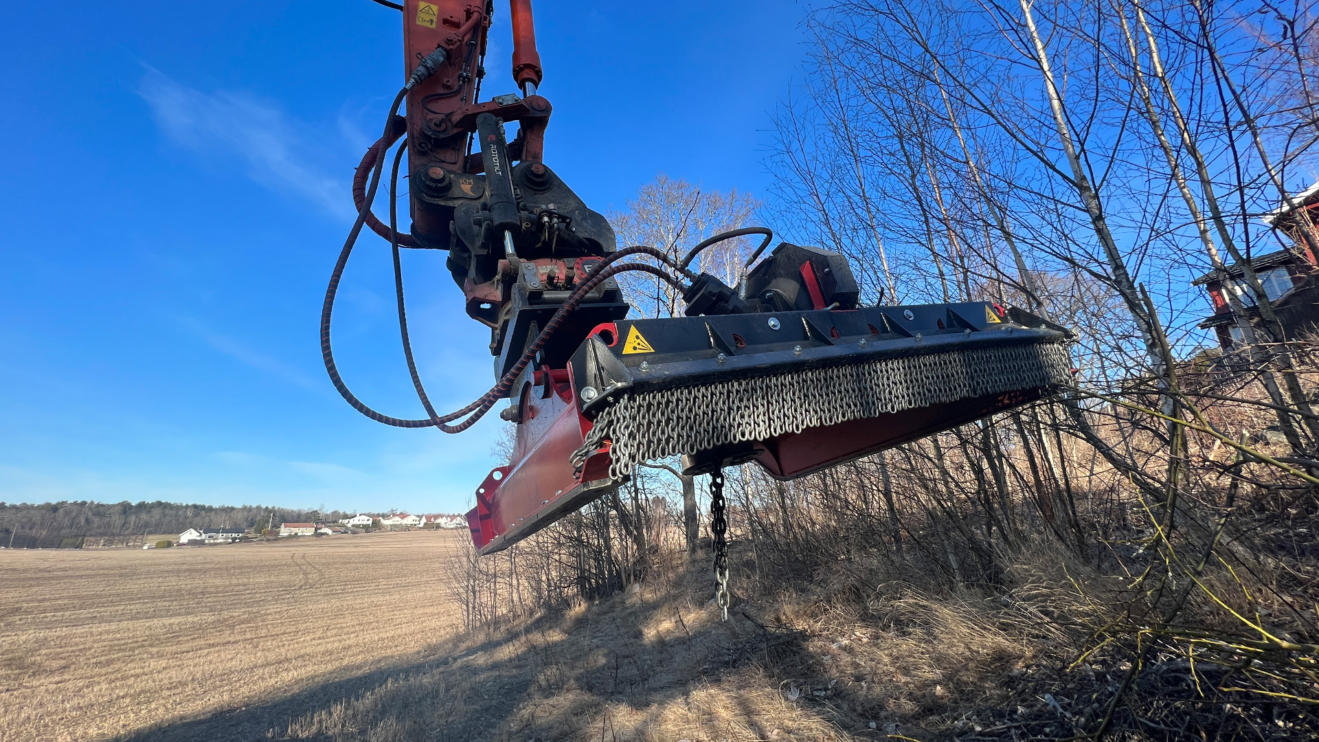 Kantklipper fra Tokvam hos Fon Anlegg i Sandefjord