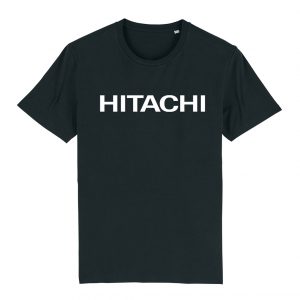 Hitachi sort t-skjorte
