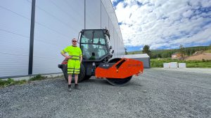 Lars Rognmo med Hamm HC70i