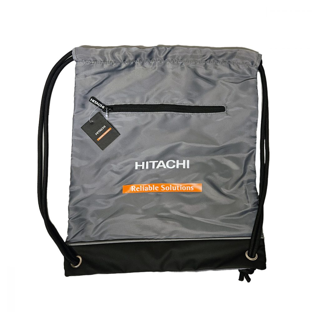 Hitachi Gymbag – Grå (Drawstring Bag)