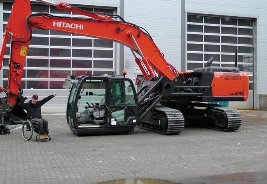 Excavatorwheelchair Kundedefinerte spesialløsninger